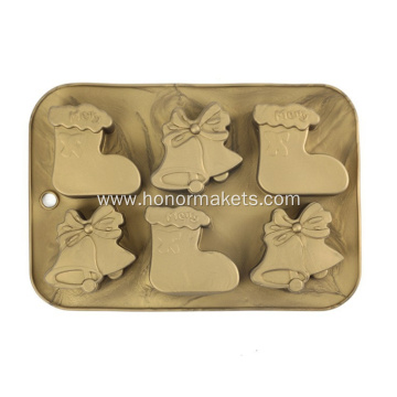 Silicone Christmas cake chocolate mold